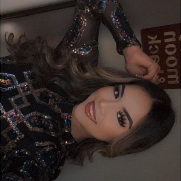 Sequin Cocktail Dress - Picture 3 of 3